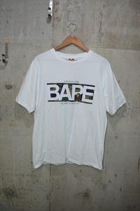 アベイシング エイプ A　BATHING　APE　半袖　Ｔシャツ　L D6989