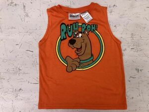 スクゥービードゥー SCOOBY-DOO! ハンナ・バーベラ・プロダクション アニメ キャラクター アメコミ ノースリーブTシャツ キッズ 5/6