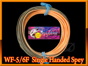 【イオ】 フライライン シングルハンド用スペイライン WF-5/6F Spey line　 ◆