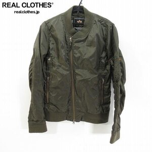 ☆ALPHA INDUSTRIES/アルファインダストリーズ And A/アンドエー MA-1ボンバージャケット 20236-8021/42（S） /060