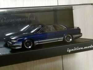 即決ミニカー IG1569イグニッションモデル 1/43日産レパードF31アルティマ V30ツインカムターボ ダークブルー/シルバー ローダウン仕様