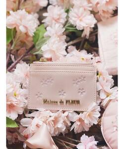 「Maison de FLEUR」 カードケース FREE ピンク レディース