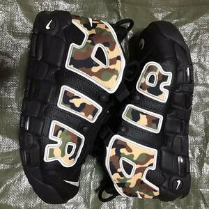 NIKE AIR MORE UPTEMPO 96 QS CAMO CJ6122-00 ナイキ エアモアアップテンポ モアテン カモ カモフラージュ 迷彩 28.5cm us10.5