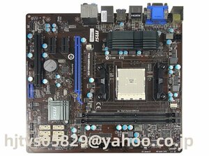 MSI FM2-A85XMA-E35 ザーボード AMD A85X Socket FM2 Micro ATX メモリ最大32G対応 保証あり　