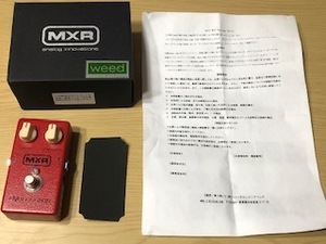 MXR　DynaComp　tuned by WEED ダイナコンプ　ウィード　ギターエフェクター