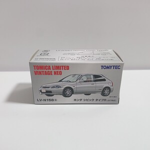 トミカリミテッドヴィンテージネオ 1/64 TOMICA LIMITED VINTAGE NEO シビック タイプR HONDA civic typeR LV-N158a 97年式 ホワイト white