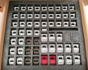 Akai MPC 60/60II 専用ボタンセット純正カラー　 Complete Buttons Set for Akai MPC 60/60II OEM color 