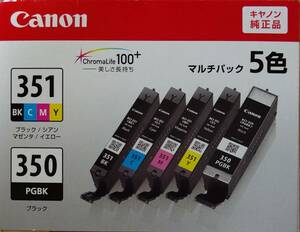 【新品】Canon インクタンク BCI-350+BCI351　5色　純正品　即決あり