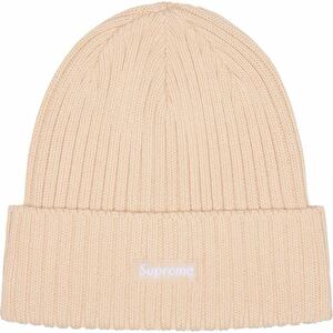 【新品 タン 24SS Overdyed Beanie】 supreme シュプリーム ビーニー ニット帽 ベージュ s small box logo ボックスロゴ new era 24aw 24fw