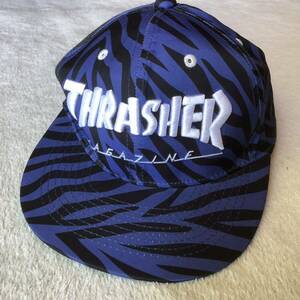 THRASHER スラッシャー キャップ 帽子 総柄 80 skateboard magazine THRASHER MAGAZINE 