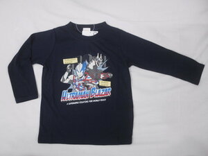 新品　110　ウルトラマン　長袖Ｔシャツ　ネイビー　レターパック発送（代引き不可）ER9159