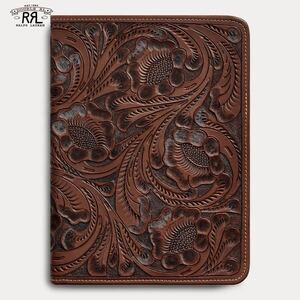 【名作】RRL Hand-Tooled Leather Portfolio OS ダブルアールエル ハンドツール レザー ポートフォリオ クラッチバッグ