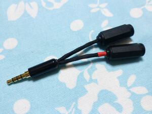 SONY MDR-Z7 KIMBER キンバー T1 2nd (3.5mm×2) → OPPO PM-3 FOSTEX T60RP 変換ケーブル MOGAMI 2944