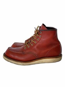 RED WING◆RED WING/6inch CLASSIC MOC TOE/レースアップブーツ/26.5cm/BRW/8875