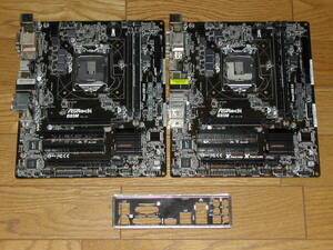 ジャンクマザボ2枚セット　ASRock　B85M　LGA1150