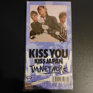 8cm cd シングル 中古品 セル盤 TMN KISS YOU TIME TM NETWORK 小室哲哉 宇都宮隆 木根尚登 1989年 TMネットワーク