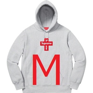 Supreme 20FW Cross Box Logo Hooded Sweatshirt Heather Grey M シュプリーム クロス ボックスロゴ フーディ ヘザーグレー 灰