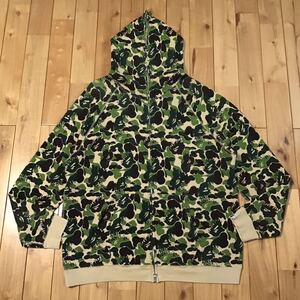 ★XL★ Fire camo パーカー a bathing ape BAPE camo full zip hoodie flame エイプ ベイプ アベイシングエイプ NIGO 迷彩 i507