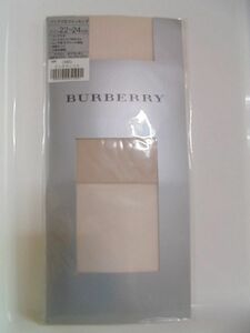 新品 BURBERRY バーバリー ソックス丈ストッキング 22~24cm ピンクティント