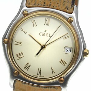 エベル EBEL E1187141 デイト クォーツ メンズ _757783【ev20】