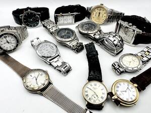 【1円〜】大量 まとめ メンズ 腕時計 12点セット GUESS ELGIN TECHNOS RONSON LACOSTE Longines ラコステ【60】2501108JR1NU