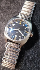 NO LOGO 36mm SEIKO NH35A 自動巻き 機械式 アンティーク ビンテージ パイロットウォッチ ミリタリー ナバルウォッチ オマージュ NAVAL