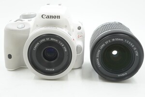 【全額返金保証】【最速発送】Canon EOS kiss X7 18-55mm F3.5-5.6 IS STM /EF40mm F2.8 STM ダブルレンズキット