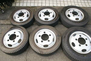 185/85R16 185/65R15 2018 スタッドレス LT03 ダイナ Wタイヤ ダンロップ 5穴 6本セット 111/109L LT 101/99L