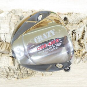 在庫入替品 クレイジー CRZ-435II 9度 ヘッドパーツ IPブラック仕上 445cc CRAZY GOLF