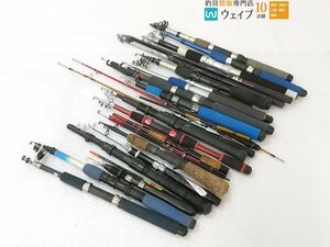 スズミ パワーフォース 小継 磯 H3.6 スーパーフォース 小継 磯 1-240 他 コンパクトロッド ジャンク竿セット ジャンク品