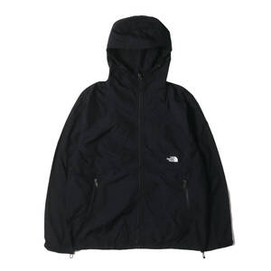 美品 THE NORTH FACE ノースフェイス ジャケット サイズ:L 現行モデル ナイロン コンパクトジャケット Compact Jacket ブラック(K)