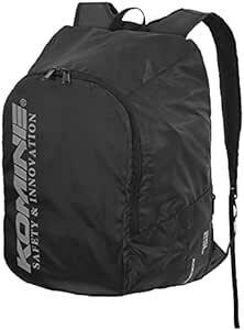 コミネ(KOMINE) バイク用 SA-246 パッカブルヘルメットエコバックパック Black F(25L