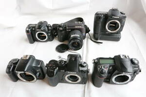 Nikon D200 D50 Panasonic LUMIX DC-GH5 CANON EOS kiss X2 EOS 40D ボディ OLYMPUS E-300+ 14-45mm レンズセット 一眼レフ デジタルカメラ