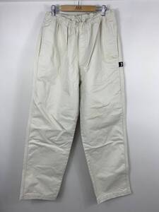 131-KM3218-100r Stussy BRUSHED BEACH PANT ブラッシュド ビーチ パンツ アイボリー 116553 Mサイズ