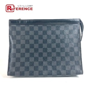 LOUIS VUITTON ルイヴィトン N41696 ポシェット・ヴォワヤージュ MM カバン クラッチバッグ ダミエグラフィット セカンドバッグ【中古】