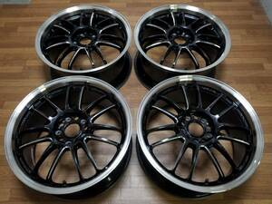 【希少】18インチ 8.5J +52 PCD114.3 RAYS RE30 インプレッサ レヴォーグ WRX STI GRB GVB GRF GVF VAB VAG S4 GDB GDA CE28 TE37 ZE40 G25