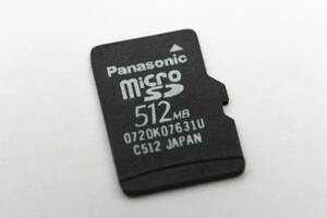 512MB microSDカード Panasonic