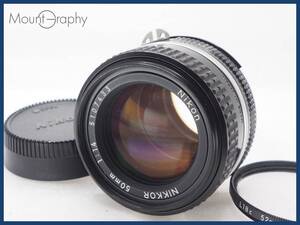 ★実用美品★ NIKON ニコン Ai-S NIKKOR 50mm F1.4 ★完動品★同梱可 レンズフィルター、後キャップ付 #i8065