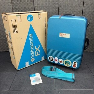 P215-P2-340 Samsonite サムソナイト FX ブルー スーツケース 4輪 ACE エース キャリーバッグ スーツケース トラベル 説明書/鍵付き ②