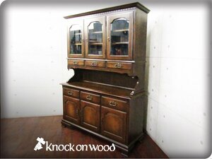 ■展示品■Knock on wood/ノックオンウッド■高級■Colonial■カップボードDⅡ■オーク材■クラシック/カップボード/食器棚/94万/smm9323m