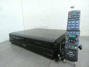 10年☆パナソニック/DIGA☆HDD/VHS一体型BDレコーダー☆DMR-BR670V☆リモコン付 管CX25682