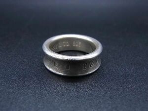 1円 TIFFANY＆Co ティファニー 1837 ナロー SV925 リング 指輪 アクセサリー 約10号 レディース シルバー系 AZ3281