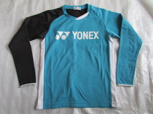 メンズ SSサイズ YONEX 長袖 使用少なめ 軽い引っ掛け有り 起毛裏地 ライト トレーナー ジャケット 身長 157～163cm テニス バドミントン