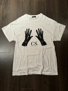 ◆ヒステリックグラマー、半袖Tシャツ、CSシリーズ、ホワイト、レーヨンのような肌触り、1円一円売切◆
