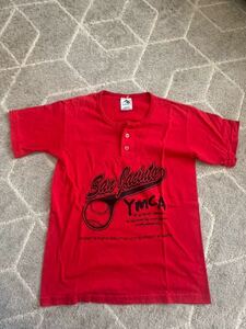 90年代　YOUTH M AUGUSTA オーガスタスポーツウェア　ヘンリーネックTシャツ