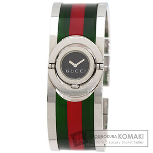 GUCCI グッチ 112 トワール 腕時計 ステンレススチール SSxプラスティック レディース 中古