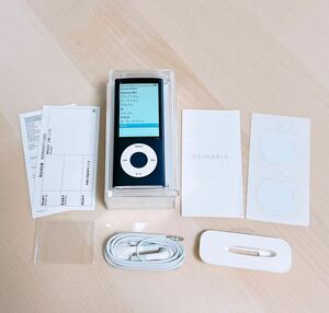 APPLE iPod nano 第五世代 16GB MC064J/A パープル アップル 動画 レトロ 写真 音楽 ミュージック MUSIC イヤホン iTunes リバイバル