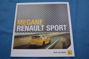 RENAULT MEGANE RENAULT SPORT / ルノー　メガーヌ　ルノー・スポール　カタログ　USED品