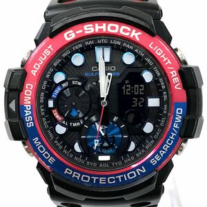 美品 CASIO カシオ G-SHOCK ジーショック 腕時計 クオーツ GN-1000-1 アナデジ GULFMASTER ガルフマスター マスターオブG 動作確認済み