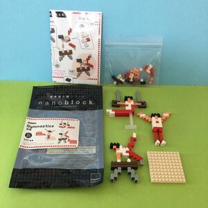 USED【 ナノブロック 】体操 / NBCB_005 / 中古 used 難あり / 大図まこと デザイン / Gymnastics ミニコレクション / nano block カワダ